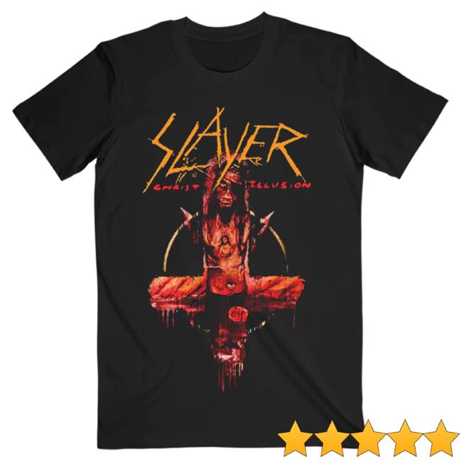 Slayer Clothing Store Shop Merch Christ Illusion Tour Tee Shirt Slayer Clothing Store Shop Merch Christ Illusion Tour Shirt New