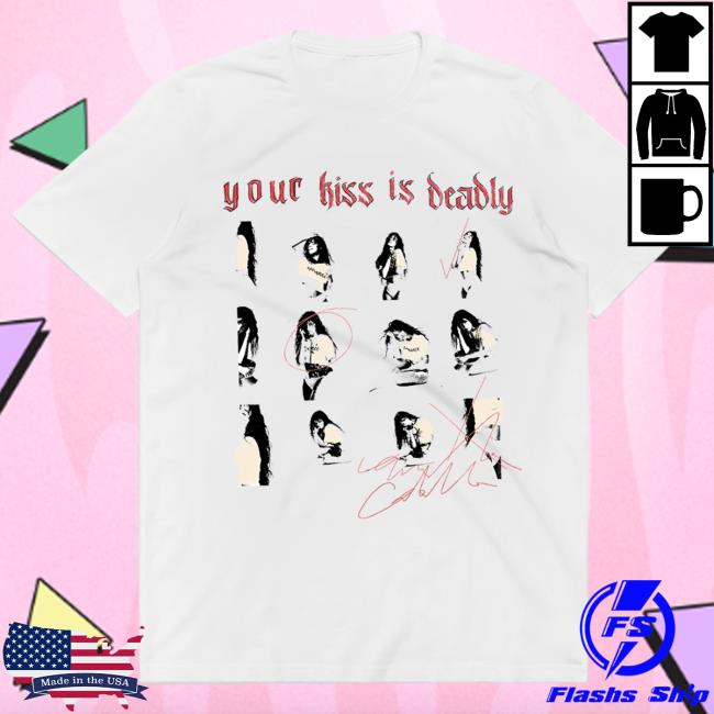 Official Camila Cabello Merch Store Shop CamilaCabello Your Kiss Is Deadly White T-Shirts