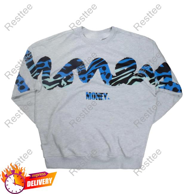 Official Money Clothing Turbo Sig Hoody Grey