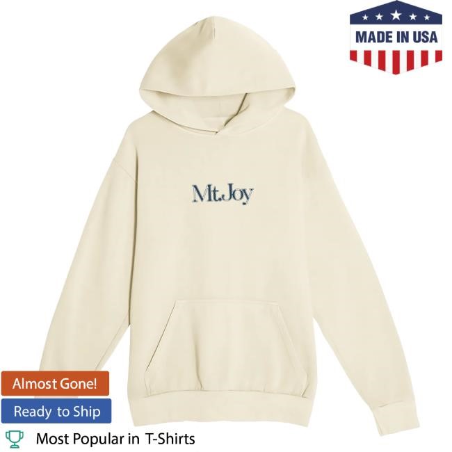 Official Mt Joy Merch Hope We Have Fun Popover Hoodie