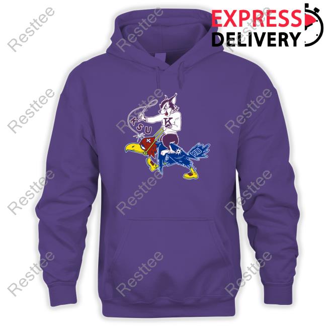 Official Vintage K-State Wildcat vs K-U Jayhawk Sweatshirt