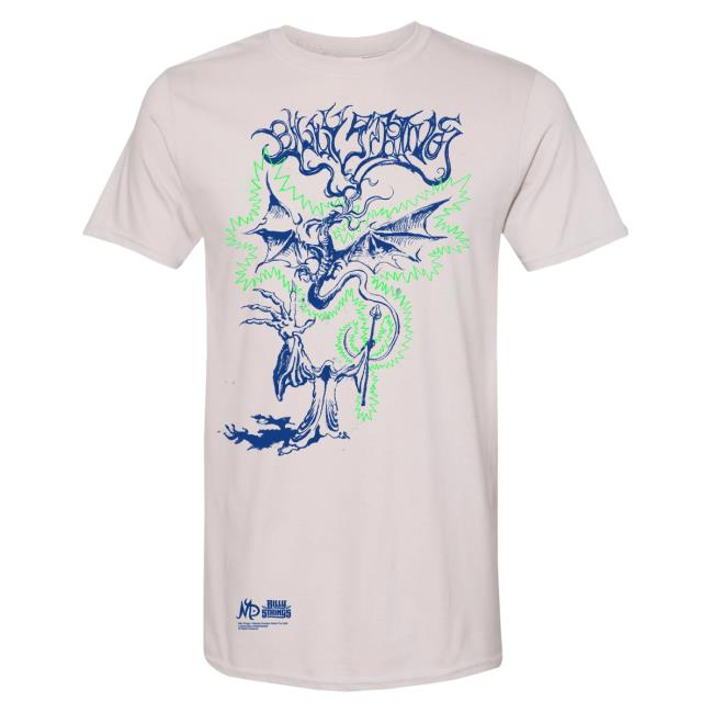 Official Billy Strings Merch Store Shop Billy Strings Wizard & Dragon T Shirt Limited Edition (Maarten Donders)