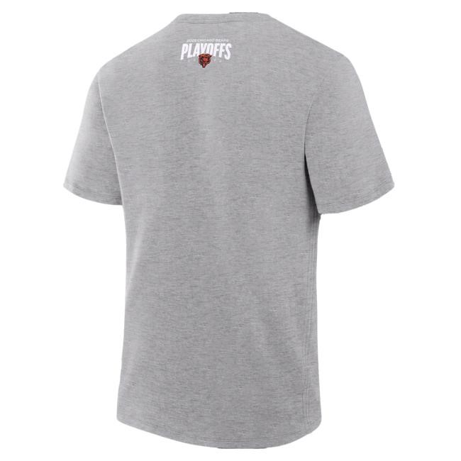 Chicago Bears 2025 NFL Playoffs Good. Better. Best. T-Shirt - Gray Fan Edition