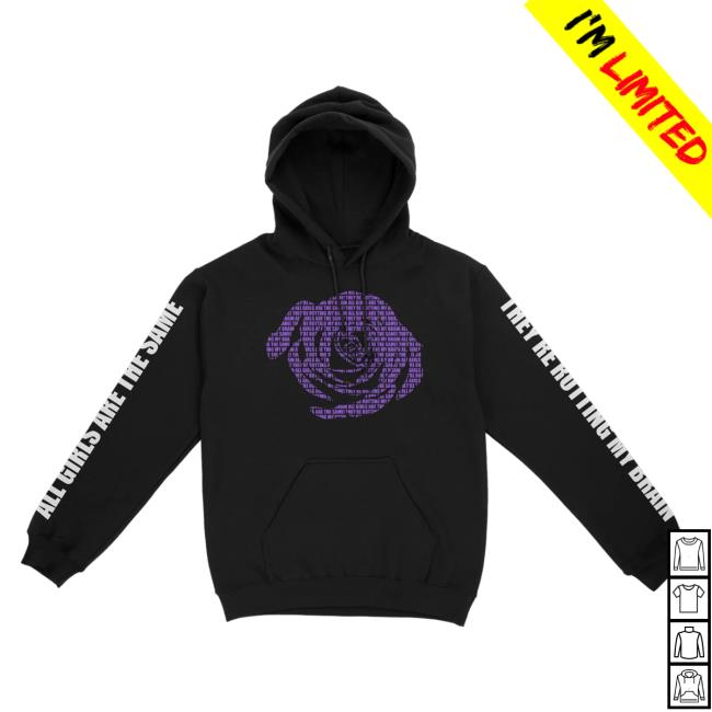 Official 999 Club Juice Wrld Merch Store All Girls Are The Same Pull Over Hoodie Black 999Club Clothing JuiceWrld