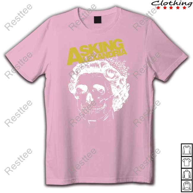 Asking Alexandria Merch Store Skull Queen Vintage Sweatshirt