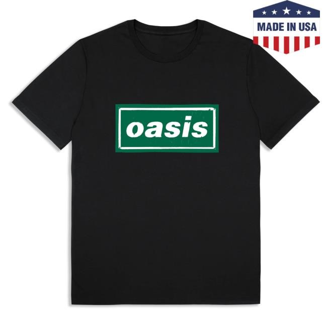 Official Oasis Tour Merch Live '25 Mexico City Tee Black