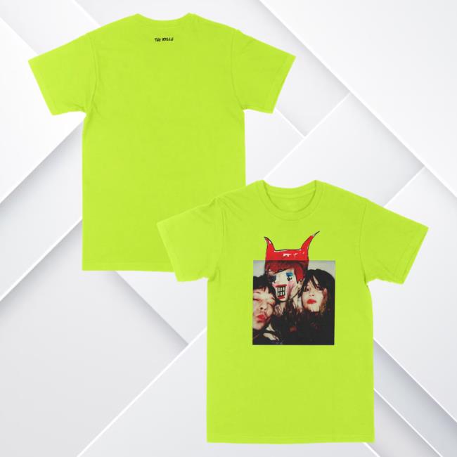 Official The Merch Collective The Kills Clothing Store Shop Green Polaroid Tees TheKills
