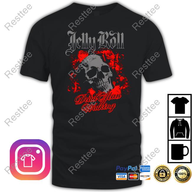 Limited Edition Black Floral Skull Hot Shirt