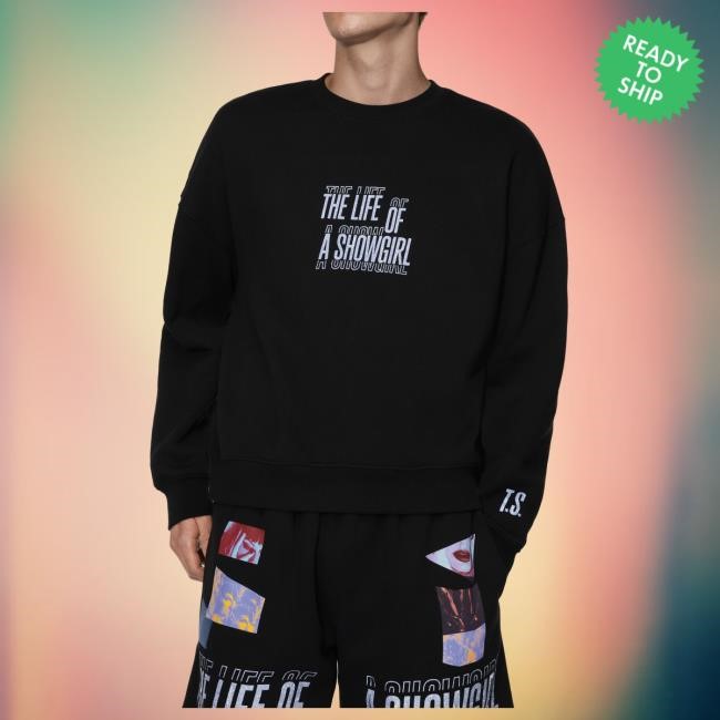 Official Taylor Swift Merch Store Shop The Life of a Showgirl Film Strip Black Crew TaylorSwift