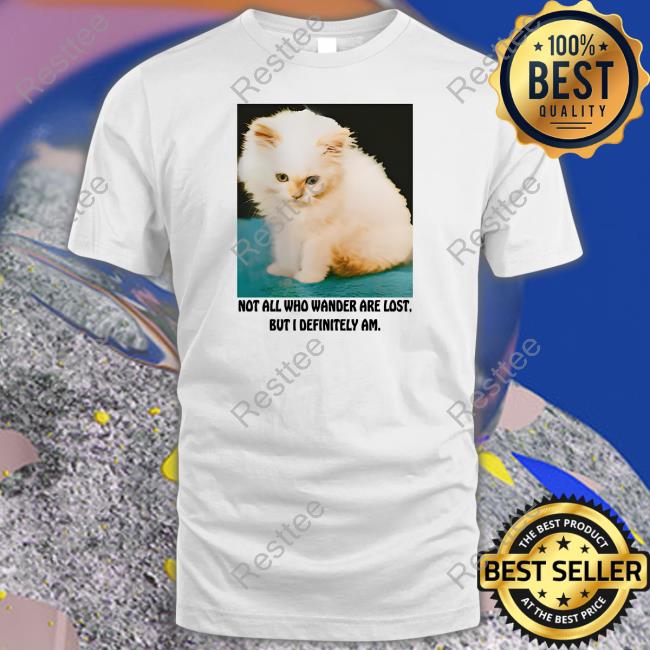 Shirts That Go Hard Not All Who Wander Are Lost But I Definitely Am T Shirt Goodshirts Merch