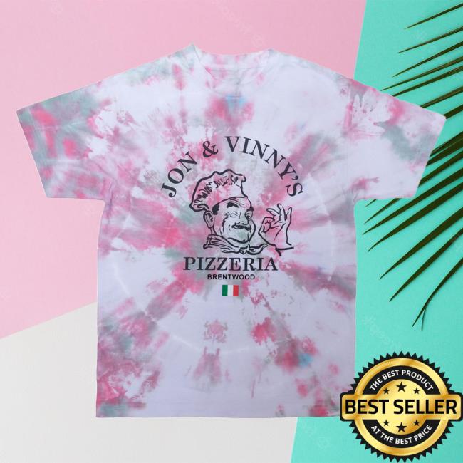 Official Jon And Vinny's OG Pizza Man Tee Brentwood, Tie Dye T Shirt Jonandvinnys