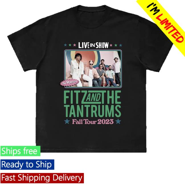 Official Fitz And The Tantrums Merch Fitz and The Tantrums Fall Tour 2023 T Shirt