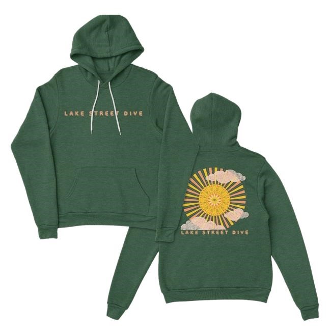 Apparel | Official Lake Street Dive Store Sunset Long Sleeve Hoodie Lake Street Dive