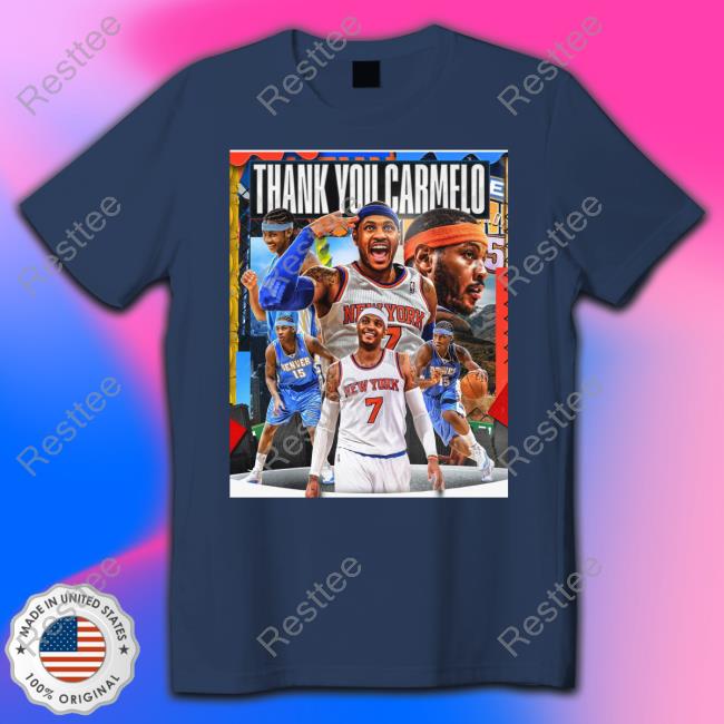Official Carmelo Anthony Thank You Carmelo Shirts