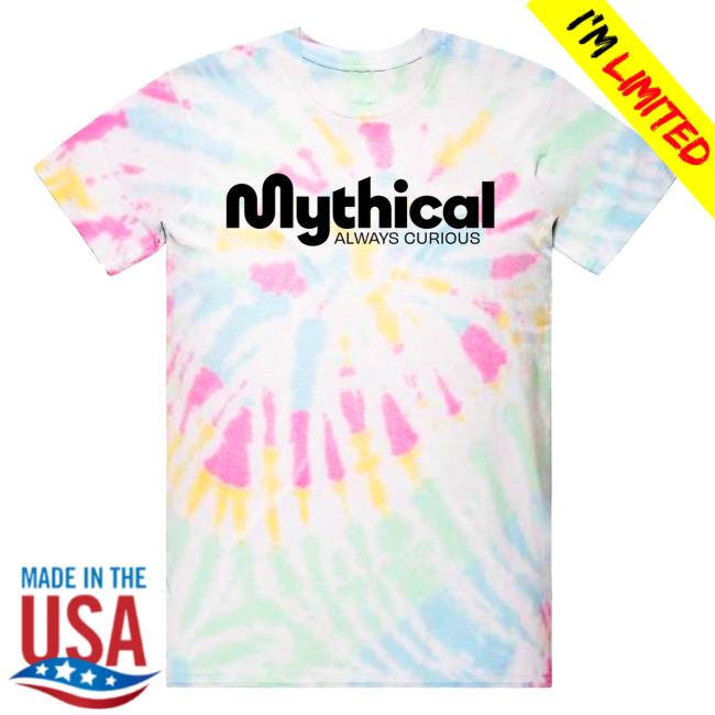 Official Good Mythical Morning Merch Always Curious Mythical Logo Hot Shirt Tie Dye Clothing Store Shop