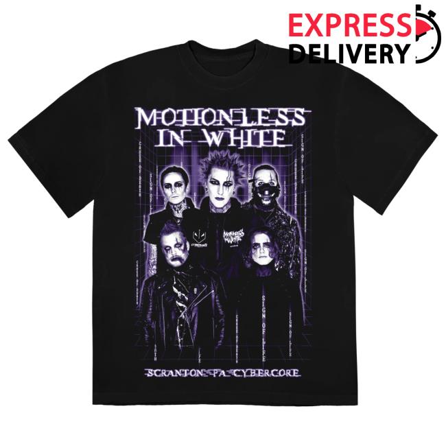 Official Miwmerch Motionless In White Matrix Tees Miw Merch Store