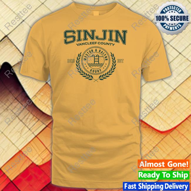 Sinjin Drowning Merch Sinjin Vancleef County Weston & Kalynn Koury 2018 Est Hoodie