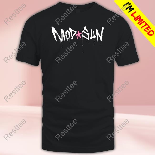 Official Mod Sun Merch Drip Logo Black Shirts