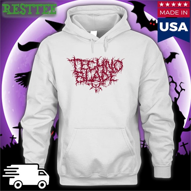 Technoblade Metal Font Hooded Sweatshirt Technoblade Metal Font Shirts