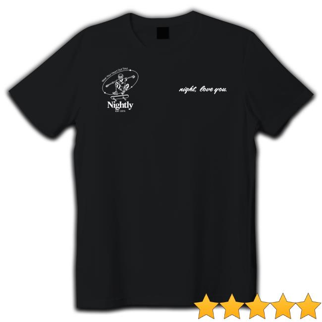 Nightly Merch Skater Hoodie