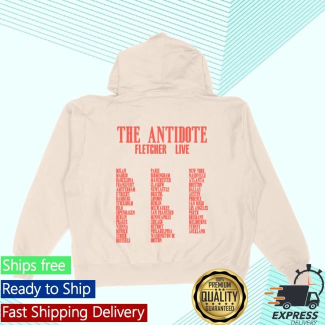 Official Fletcher Merch Store The Antidote Live Hoody Fletcher Clothing Shop