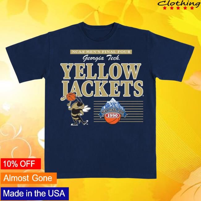 Official Slam Goods Georgia Tech '90 Final Four Heavy Top Shirt SlamGoods