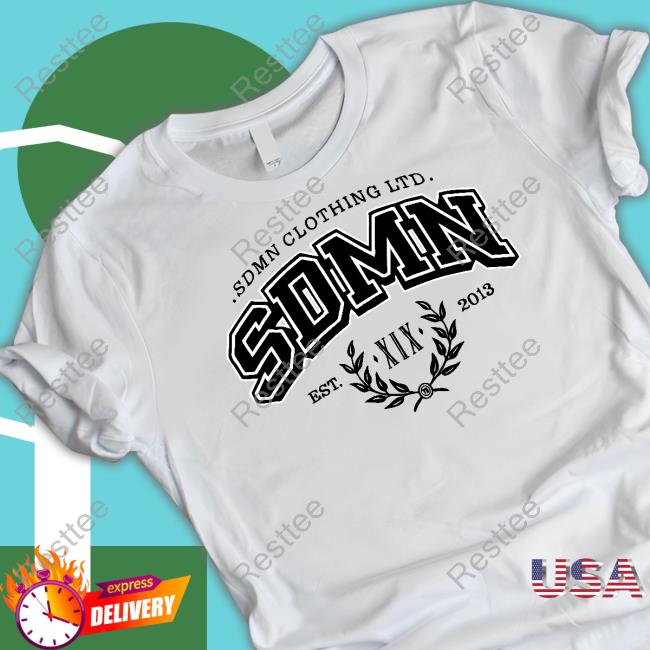 SDMN Imperial Varsity Long Sleeve T-Shirt Official White