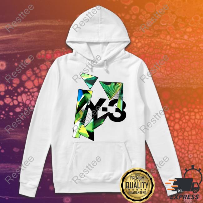 Y-3 Graphic GreenBlue Tee Y-3 Graphic Tee Shirt