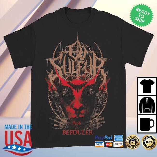 Official Indie Merch Store Ov Sulfur ""Befouler" Tour Shirt" Shirt Indiemerchstore