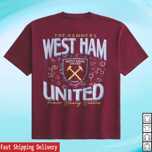 Official Hollister Merch Store West Ham United Football Club Graphic Top Shirt HollisterCO