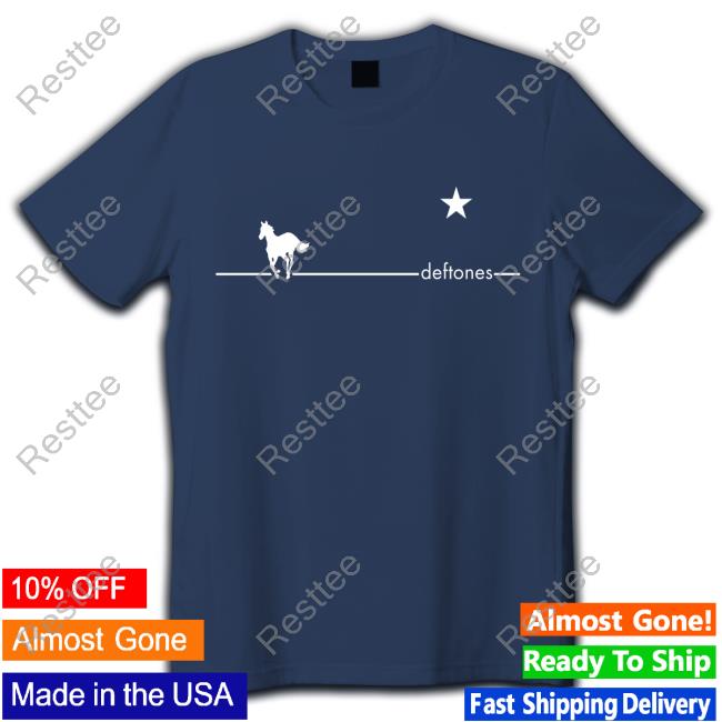 Official White Pony Navy Tshirt