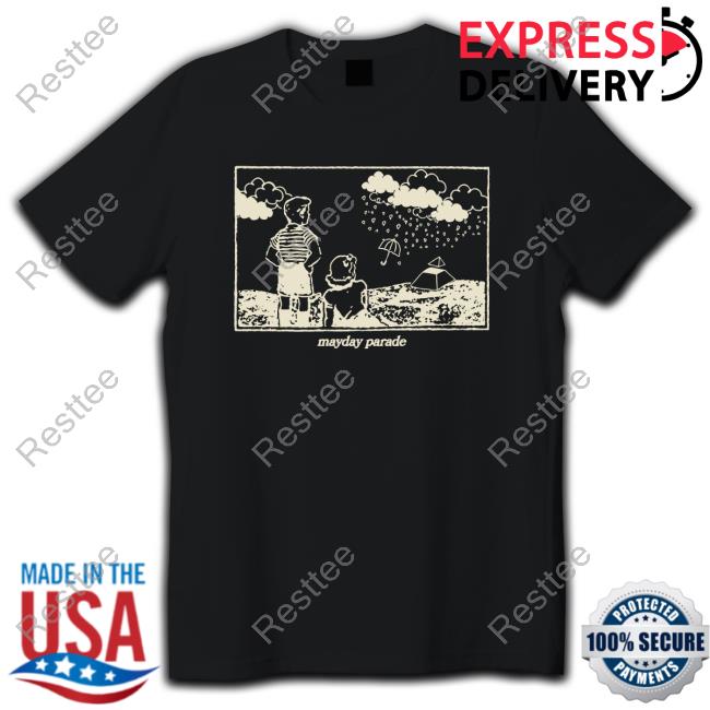 Official Mayday Parade Merch Dreamin' Black Shirt