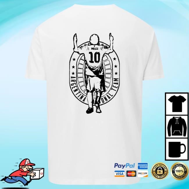 Official Messi Merch Store The Tribute Graphic New Shirt White Messi Clothing Shop
