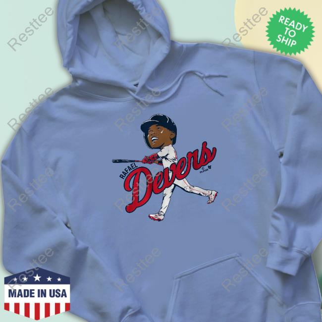 Breakingt Rafael Devers Caricature Long Sleeve T Shirt Rafael Devers Caricature Hoodie