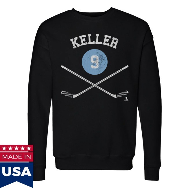 500 LEVEL Clayton Keller Utah Sticks WHT Sweatshirt 500 LEVEL Clayton Keller Utah Sticks WHT Sweatshirt