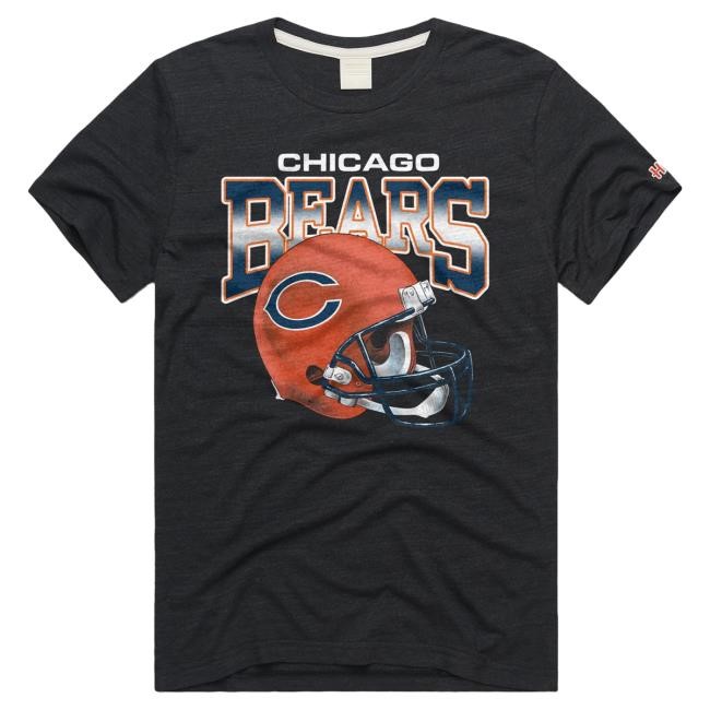 Chicago Bears Gradient Helmet Tees Homage | Chicago Bears Official | NFL Football