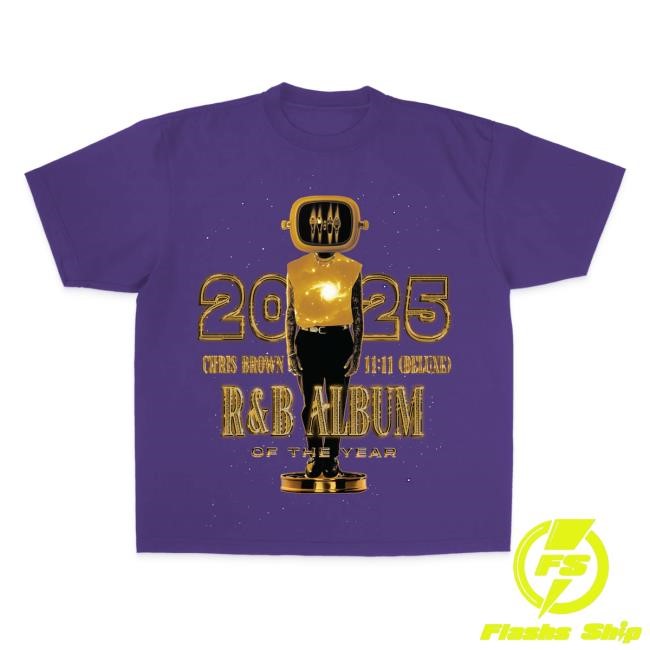 Chris Brown Best R&B Album Statue S/S Shirts