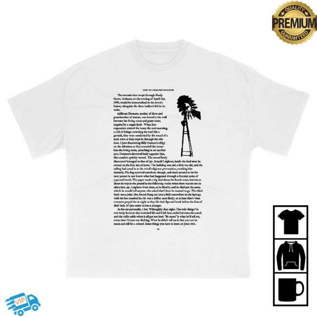 Official Daughters Of Ethel Cain Merch Store Excerpt Hot Shirt Limited Tea Stained Edition Hot Shirt Ethelcain