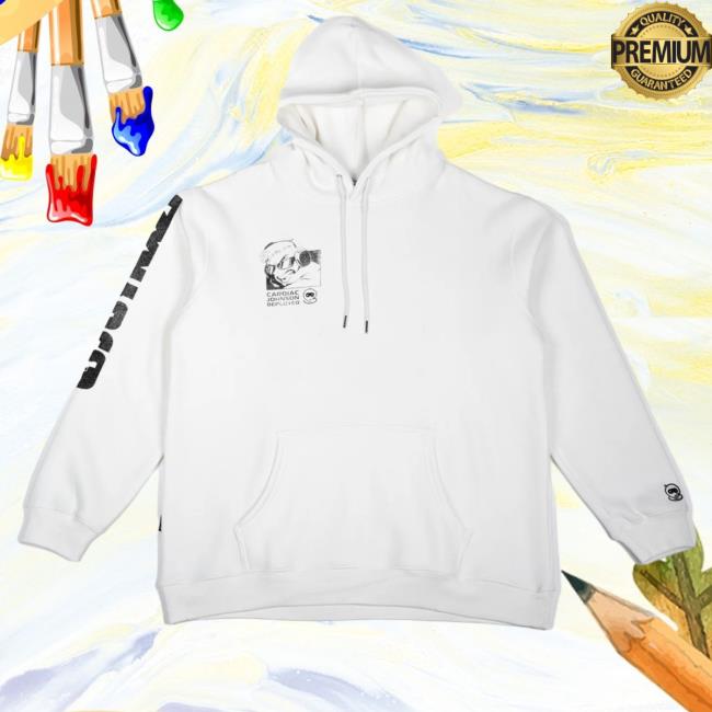 Official Jynxzixssgxr6 Cardiac Johnson Pullover Sweatshirt White