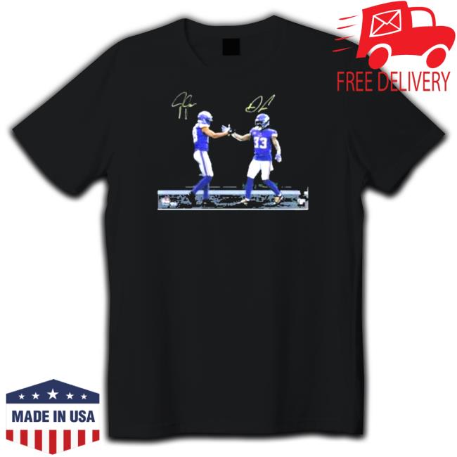 Official Dalvin Cook or Justin Jefferson Minnesota vikings 2023 signatures T Shirt