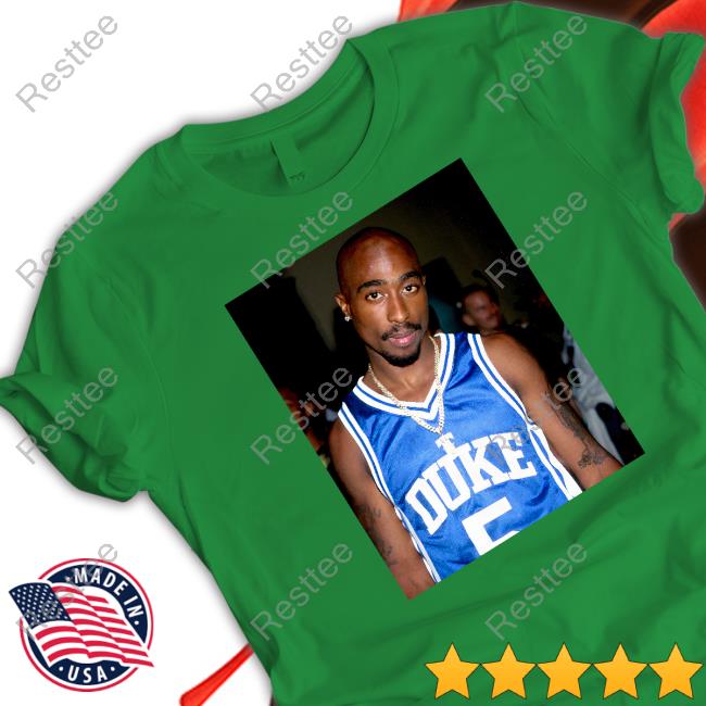 Tupac Shakur Duke Tee Shirt Official Tupac Shakur Duke Shirt