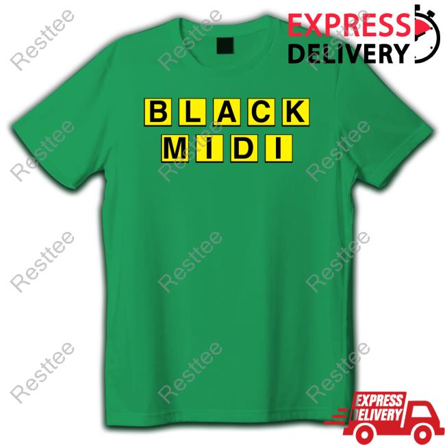 US Merch Superstore Black Midi Waffle House Shirt