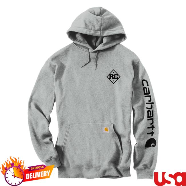 Rg Logo Carhartt Hooded Sweatshirt