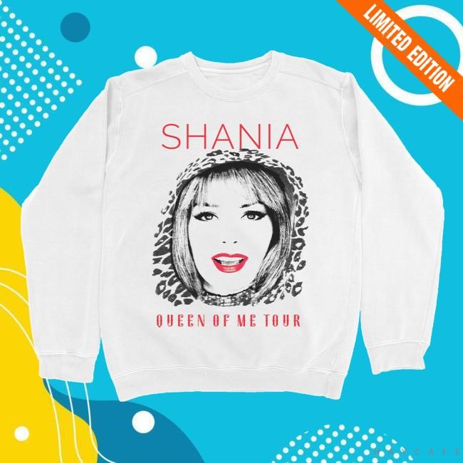 Shania Twain Official Merch Store Queen Of Me Tour Dateback Essential Crewneck Sweatshirt Shania Twain Clothing Shop Shania Twain Apparel
