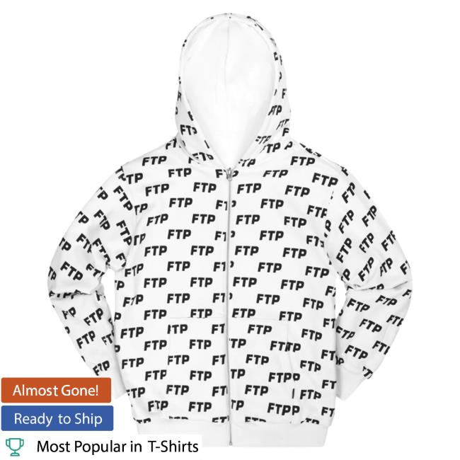 Fuck The Population Clothing Shop Store Ftp Reversible Logo All Over Print Zip Sweatshirts White 3D Aop Fuckthepopulation Merch