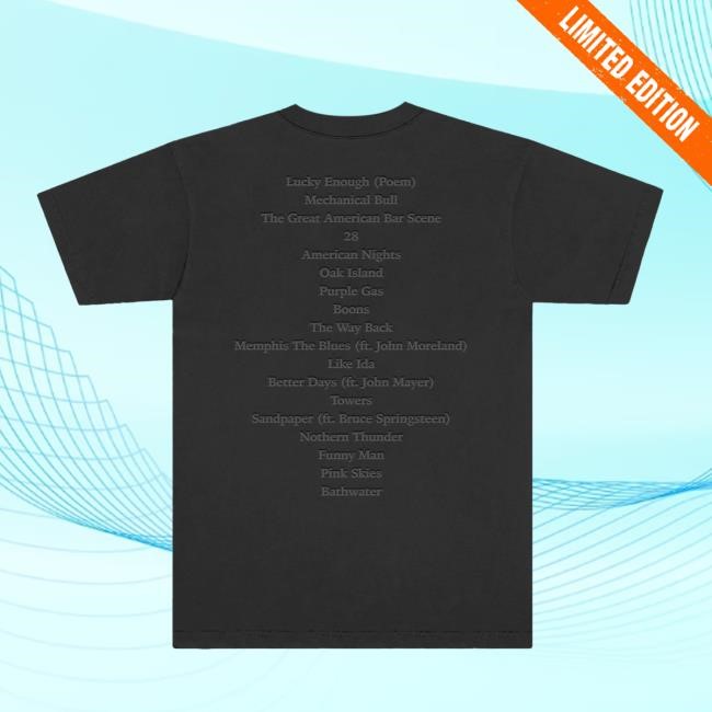 Bar Scene Black Album New T-Shirt Zach Bryan Shop