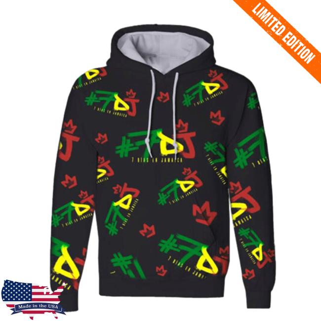 Official #7Dj Color Logo Hoodie