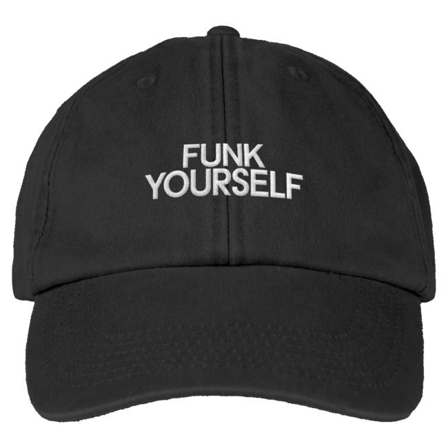 Official Merchbar Chromeo Funk Yourself Dad Hat Black Merch Bar Chromeo