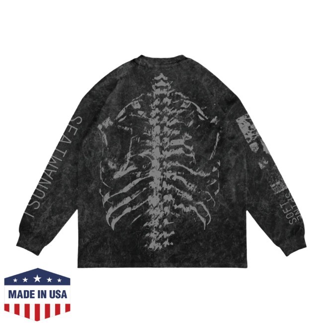 Soft Spine Long Sleeve Tee Black