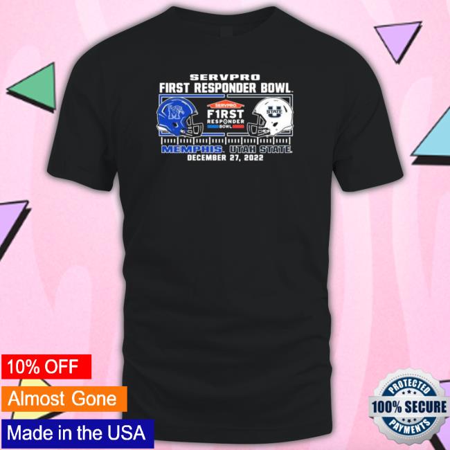 Memphis Tigers Vs Utah State Servpro First Responders Bowl 2022 T- shirt